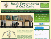 Tablet Screenshot of heskinfarmersmarket.co.uk